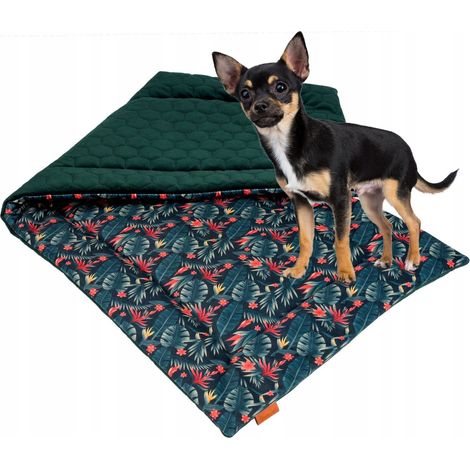 Matelas fin pour chien MAT 140x70 cm Vert jungle (1/5)
