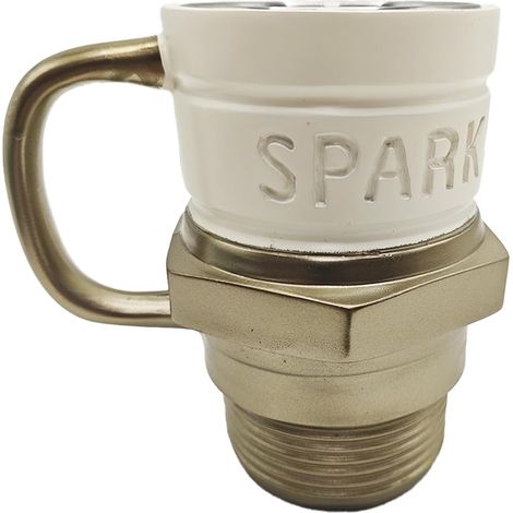 Mug 300 ml 3D acier inoxydable, design moteur, tasse café créative, cadeau, qualité professionnelle