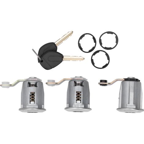de 3 cylindres de serrure de porte avec clés 252522