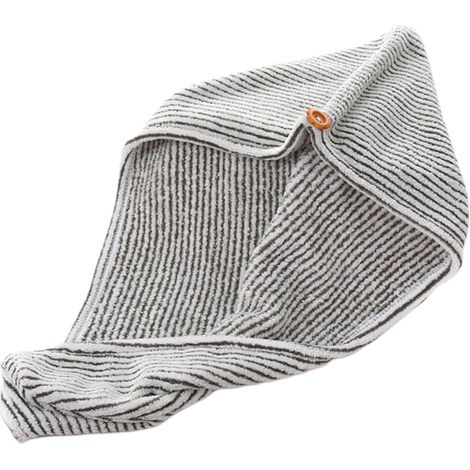 Quick Dry Hair Towel with Activated Charcoal Fiber Super
