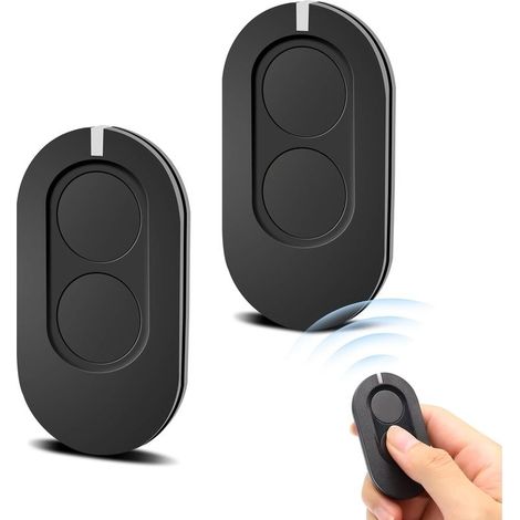 AES 32-BIT Telecommande Compatible avec DITEC Entrematic Zen 2,Duplicateur de Télécommande Porte de Garage pour Ditec Entrematic Zen 2/Zen 4,Ditec Entrematic ZEN2W /ZEN4W,Lot de 2 (1/5)
