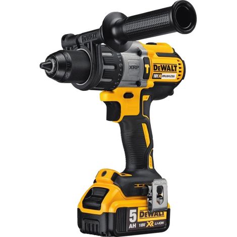 Dewalt – Perceuse à percussion Brushless 18V – 2 batteries Li-Ion 5Ah – Couple 70Nm – Mandrin auto-serrant 13mm – Coffret Tstak — vue 2