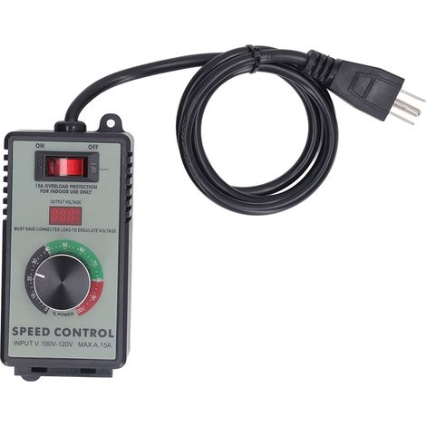 Régulateur de vitesse pour ventilateur moteur CA, variateur électrique avec prise US 100-120V