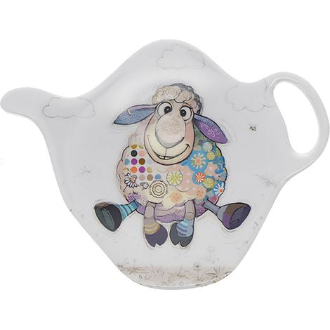 Coupelle repose sachet de thé mouton (1/2)