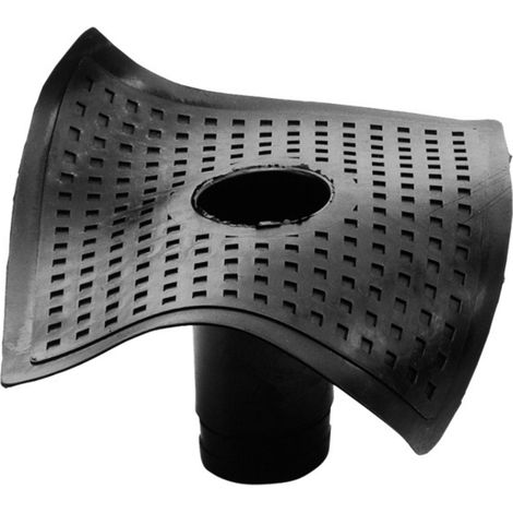 Bride goulotte de toit – Siphon plat Ø 80 mm – Caoutchouc EPDM – Haute résistance à la flamme – Adaptable à tous types d’évacuation (1/2)