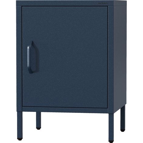 Table de chevet industrielle MIA, 424 x 595 x 400 mm, Modern: bleu marine (1/5)