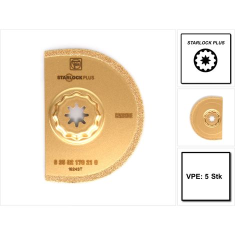 Fein 5x lame de scie en métal dur StarlockPlus 90 mm - 63502170230