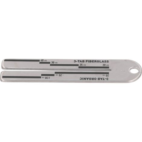 Lot de 2 jauges de bardage 5 pouces, outil de mesure précis pour analyser l'épaisseur des planches de toiture, instrument professionnel. (1/5)