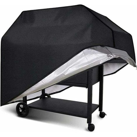 Housse de barbecue rectangulaire 170x61x117cm Bâche imperméable 210D Oxford Résistante aux UV et au vent Boucle coupe-vent (1/5)