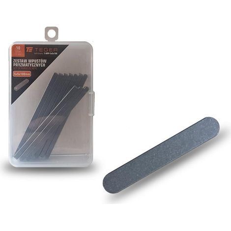 Llave prismática Teger 5x5x100, 10 piezas (1/3)