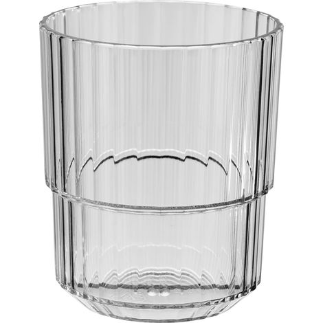 Gobelet en plastique Tritan, 0,3 l, sans BPA, empilable, incassable, réutilisable et lavable au lave-vaisselle, 300 ml, gris (1/5)