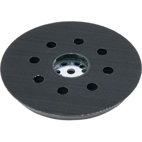 Accessories Plateau de Ponçage Mi-Dur (pour Peinture, Mastic, 8 Trous, Ø 125 mm, Accessoires Ponceuses Excentriques) 2608601062 Gris [Classe énergétique A+]