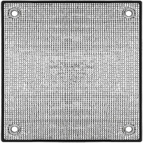 Film de protection solaire réutilisable en aluminium isolant thermique, film épais réfléchissant la chaleur avec ventouse, installation facile, protection anti-UV et intimité (1/5)