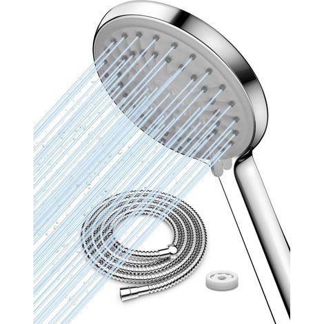Hochdruck-Duschkopf mit Turbolader-Technologie & Wassersparer (1/5)