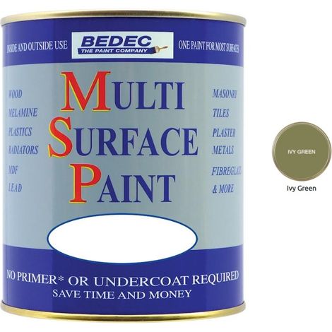 Bedec Multi Surface Paint - Gloss - Ivy Green - 750ml