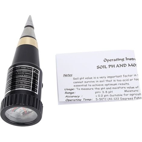 2-in-1-Feuchtigkeitsmonitor, PH-Detektor, Bodenmessgerät, Luftfeuchtigkeit, Lichtsensor, PH-Messgerät, Testwerkzeuge für den Garten