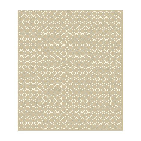 Pegatinas circulares de 1 cm, pegatinas circulares con puntos, 357 piezas, color beige brillante.