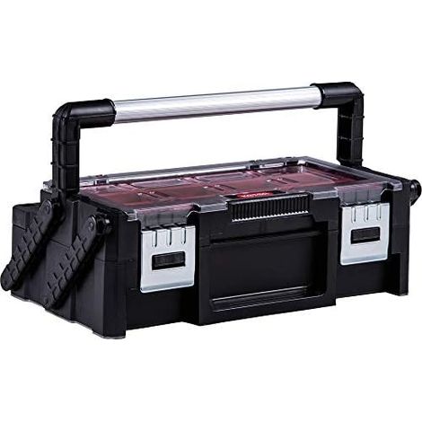 Keter 237006 Werkzeugbox schwarz 18 Fächer (1/5)