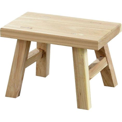 Tabouret bas confortable pour enfants, tabouret rétro pour enfants, tabouret portable pour changer de chaussures (1/5)