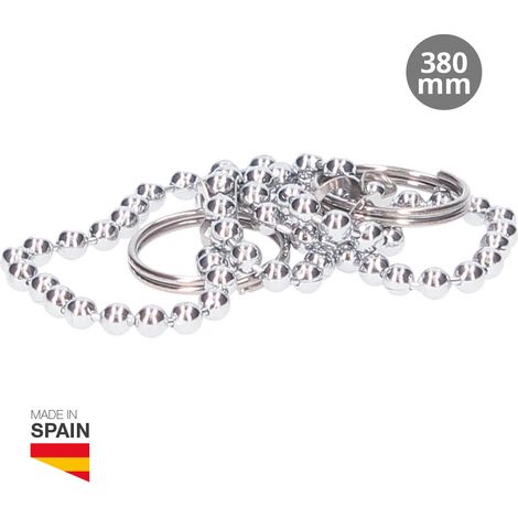 Stopperkette mit zwei 380 mm langen Ringen (1/2)