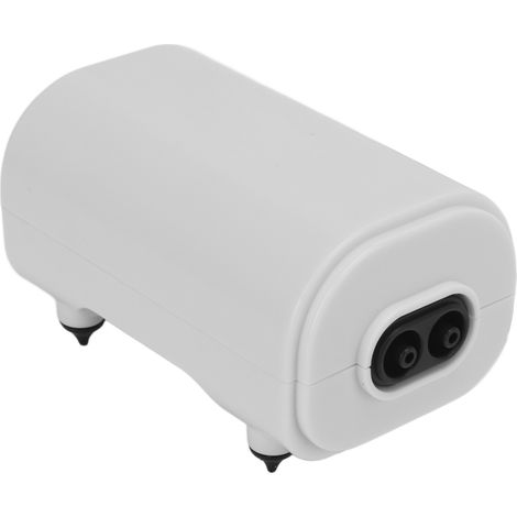 Pompe à air pour aquarium à double sortie, rechargeable, portable et silencieuse, compatible avec les aquariums (prise UE 220-240 V). (1/5)