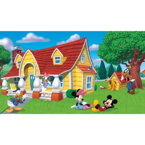 Papier peint panoramique encollé Disney Mickey et ses amis - 320 cm x 182,88 cm (1/3)