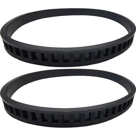 Lot de 2 courroies de scie à ruban 650721-00 en caoutchouc pour scie à ruban 514002079 A02807 Dcs374 Dwm120 (1/5)