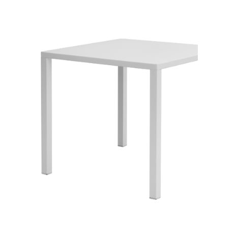 Tavolo in acciaio bianco, autolivellante. 70x70 cm MALIGI HOME MG-DELIA  Bianco (1/4)
