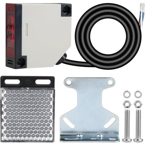 Photoelectric Sensor, Retroreflective 4M, Compact Housing, Industrial Detection, Automation (1/5)