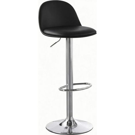 Packs Taburetes Cocina - Pack 4 Taburetes Alto Regulable Vexa - Negro (1/5)