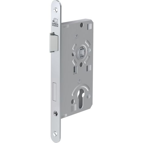 Basi 9290-5522 Serrure de porte de chambre à insérer argent (1/4)