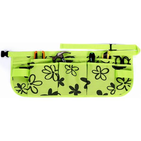 Tablier à outils, en tissu Oxford 600D, avec 13 poches réglables, pour le jardinage, la floriculture, la taille et les travaux manuels.-AquaForge (1/5)