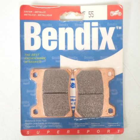 Plaquette de frein Bendix pour Moto Yamaha 750 XV Après 1992 MF55 (1/2)