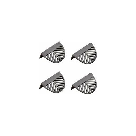 Poignées de meuble en forme de feuille, laiton, doré, cuisine, cuivre, tiroir, noir (1/5)