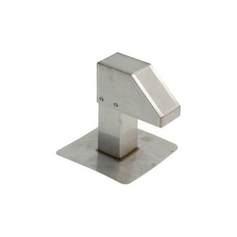 Passacavi per tetti in acciaio inox di alta qualità per cavi, tubi, tubi per condizionatori, pompa di calore, ventilazione, PV/Solare - sezione trasversale 80x80