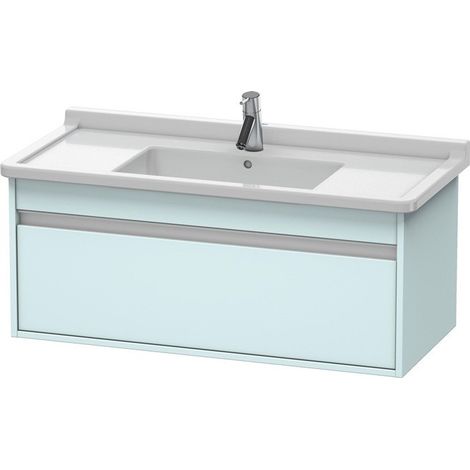 Mueble bajo lavabo KETHO 465x1000x410mm Azul claro mate