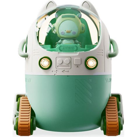 Mini-USB-Luftbefeuchter (220 ml) mit LED-Nachtlicht, kleiner, niedlicher Luftbefeuchter mit integrierter Puppe für Kinder, Pflanzen, Schlafzimmer, Büro, Schreibtisch, Babyzimmer