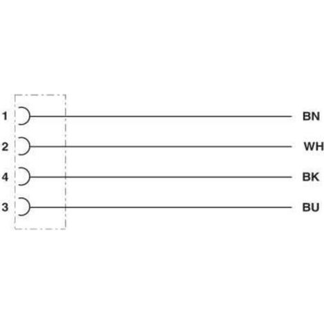 Phoenix Contact 1508349 Sensor-/Aktor-Einbausteckverbinder M12 Buchse, Einbau 1.50 m Polzahl Sensore (1/2)