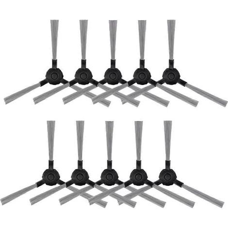 Compatible avec les accessoires et pièces de rechange pour brosses latérales de l'aspirateur robot RobZone Duoro X-Clean (lot de 10). (1/5)