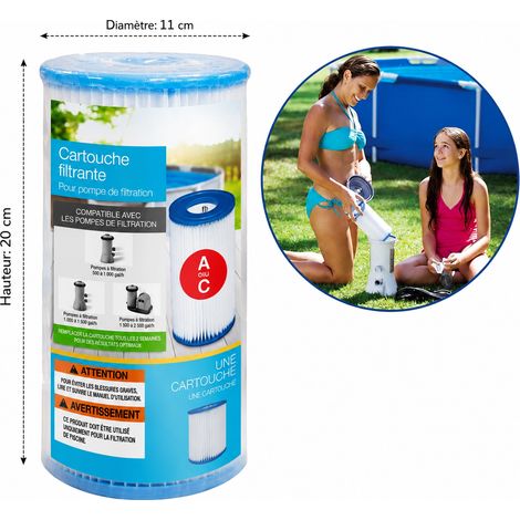 Cartouche de filtration type A 29000 pour pompe de piscine 29000 0.2 kg 29,8 × 29,8 × 38,1 cm 353 g – Livraison gratuite