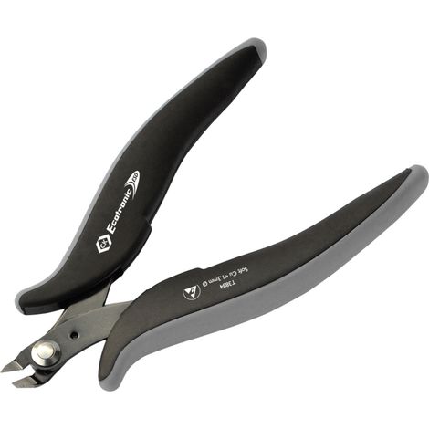 C.K Ecotronic T3884 ESD Printzange ohne Facette 132 mm