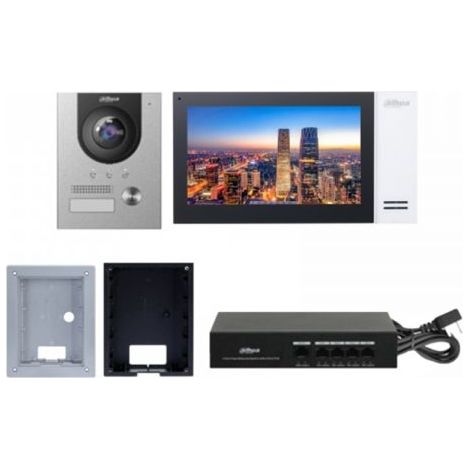 DAHUA - Kit Videocitofonico IP versione a incasso - KTP01L(F)