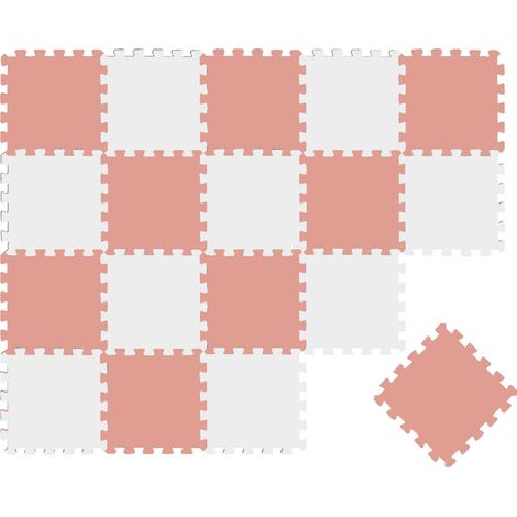 18 Pièces Tapis de Sol Bébé - 30x30 Dalles en Mousse EVA - Carrés Puzzle Enfant (1/5)