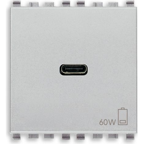VIMAR - 20298.60.N Alimentatore USB C 60W PD Next