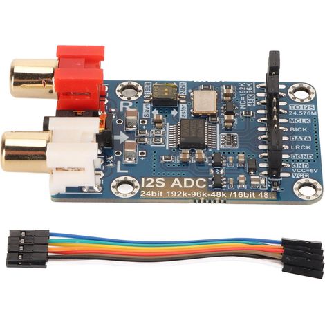 Carte de Capture Audio I2S ADC, Module Maître/Eslave pour Développement, Décodeur Audio Numérique Sans Perte (1/5)