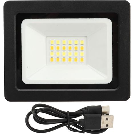 Ortviai Lampe LED de Travail Portative avec Crochet de Suspension – 24 LED, 7 Modes, Batterie Intégrée 2000 mAh