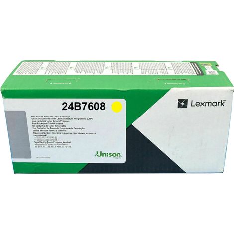 Lexmark 24B7608 Tonerkartusche 1 Stück(e) Original Gelb