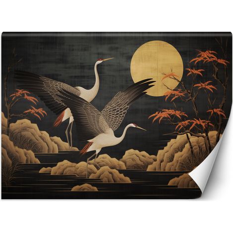 Fototapete Pfaue gegen den Mond 150x105 cm (1/5)