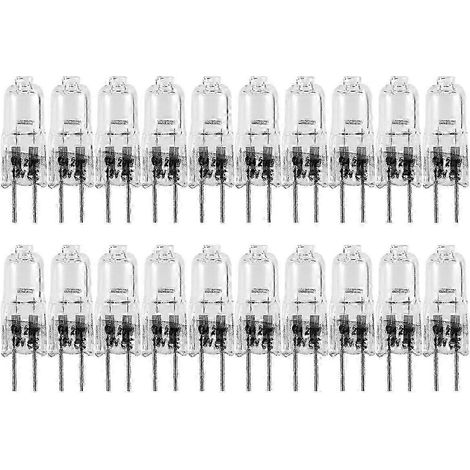 Lot de 20 ampoules halogènes G4, 20 W, 12 V (1/5)