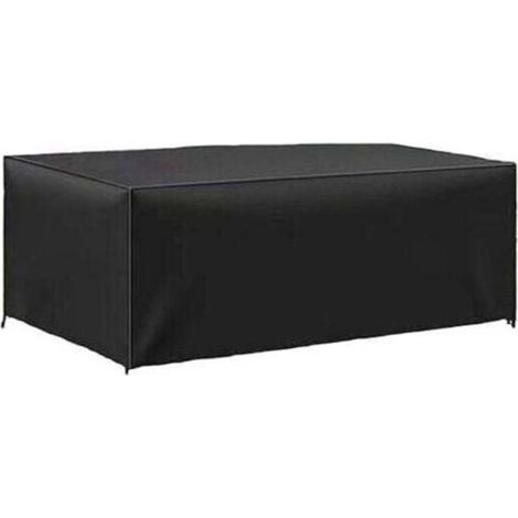 Housse Table de Jardin 180 x 110 x 70cm, Housse de Protection Bâche Résistante aux Intempéries et aux Déchirures 420D Oxford pour Mobilier Salon de Jardin (1/4)
